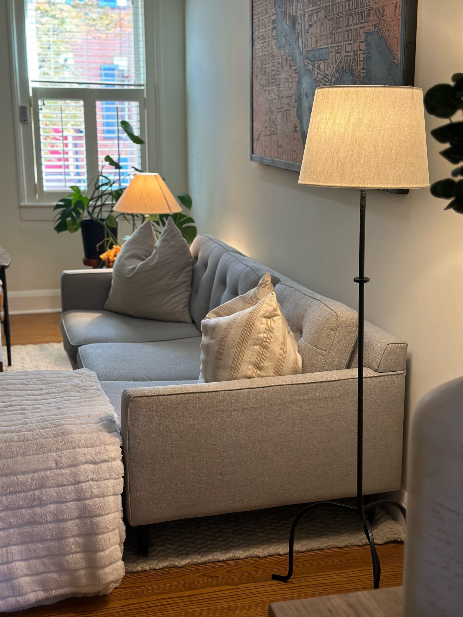 lamp shade and floor lamp combo 🫶🏻

#LTKFindsUnder100 #LTKHome #LTKU