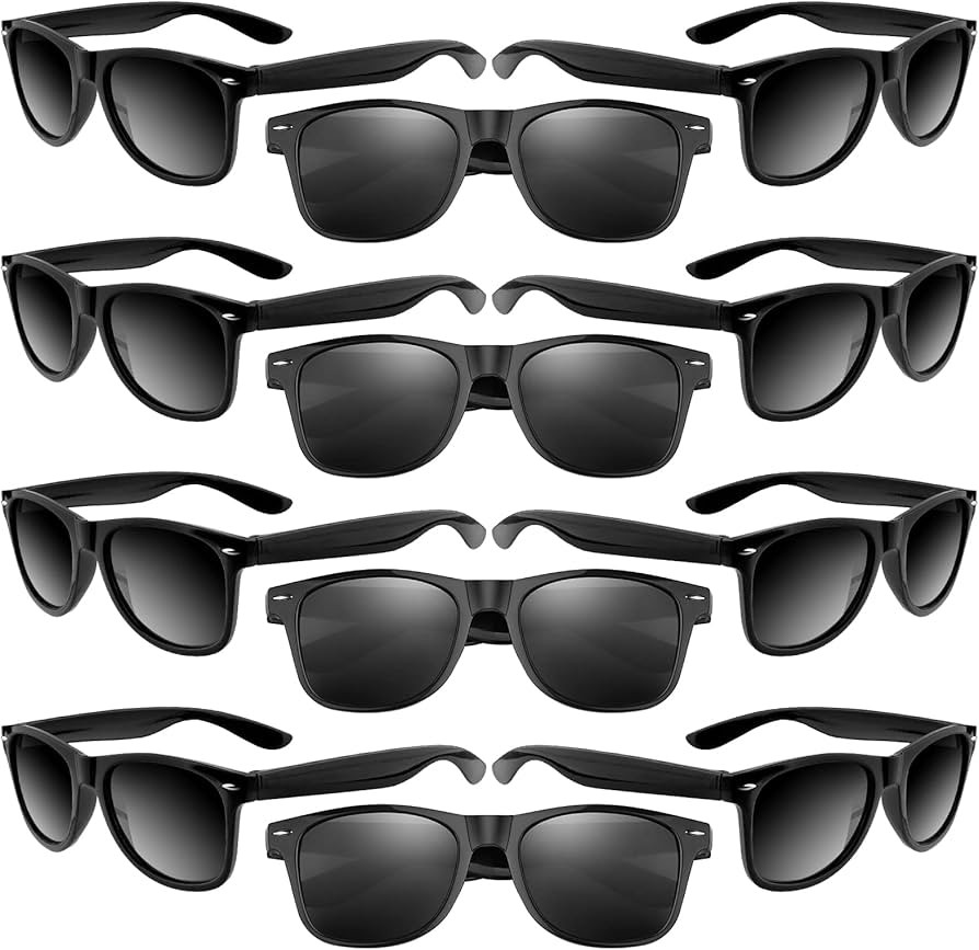 Morcheiong 12 Pack Party Sunglasses in Bulk for Birthday Summer Party Goody Bag Fillers Favors (B... | Amazon (US)