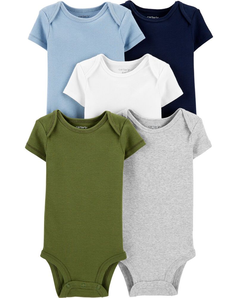 5-Pack Short-Sleeve Bodysuits | Carter's