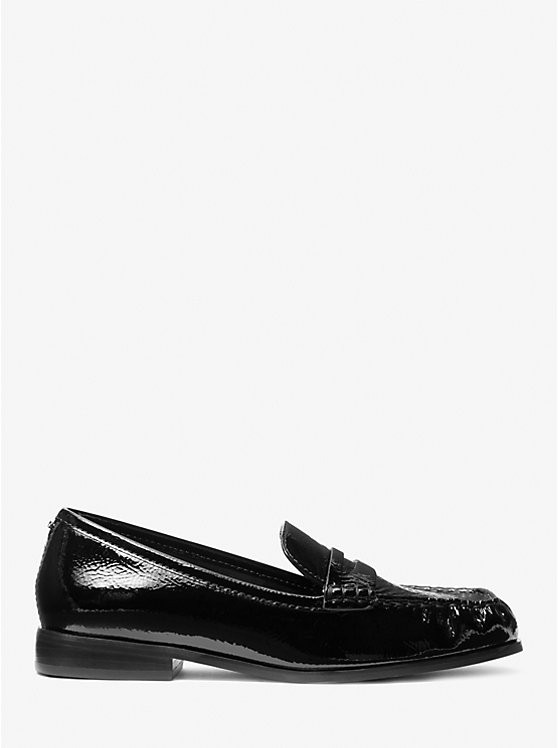 Carlson Crackled Patent Leather Loafer | Michael Kors US