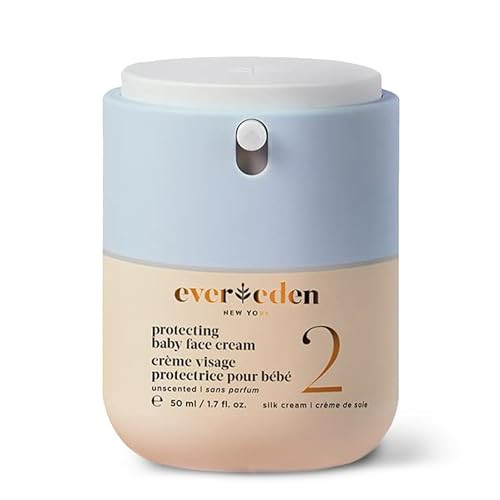 Evereden Protecting Baby Face Cream (1.7 fl. oz.): No.2 Silk Baby Cream - Nourishing Infant Face Moisturizer for Dry Skin & Temperate Climates - Clean and Vegan Ingredients - Fragrance-Free | Amazon (US)