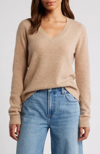 Cashmere V-Neck Sweater | Nordstrom