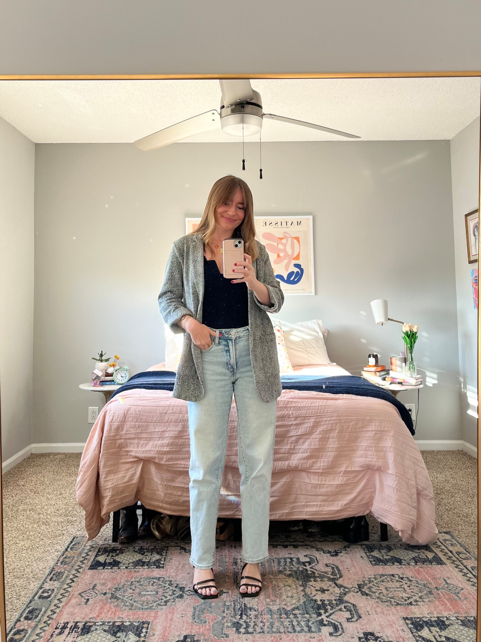 my go-to business casual outfit!! makes me feel so confident + the heels & jeans together are so flattering 

#LTKWorkwear #LTKShoeCrush #LTKStyleTip