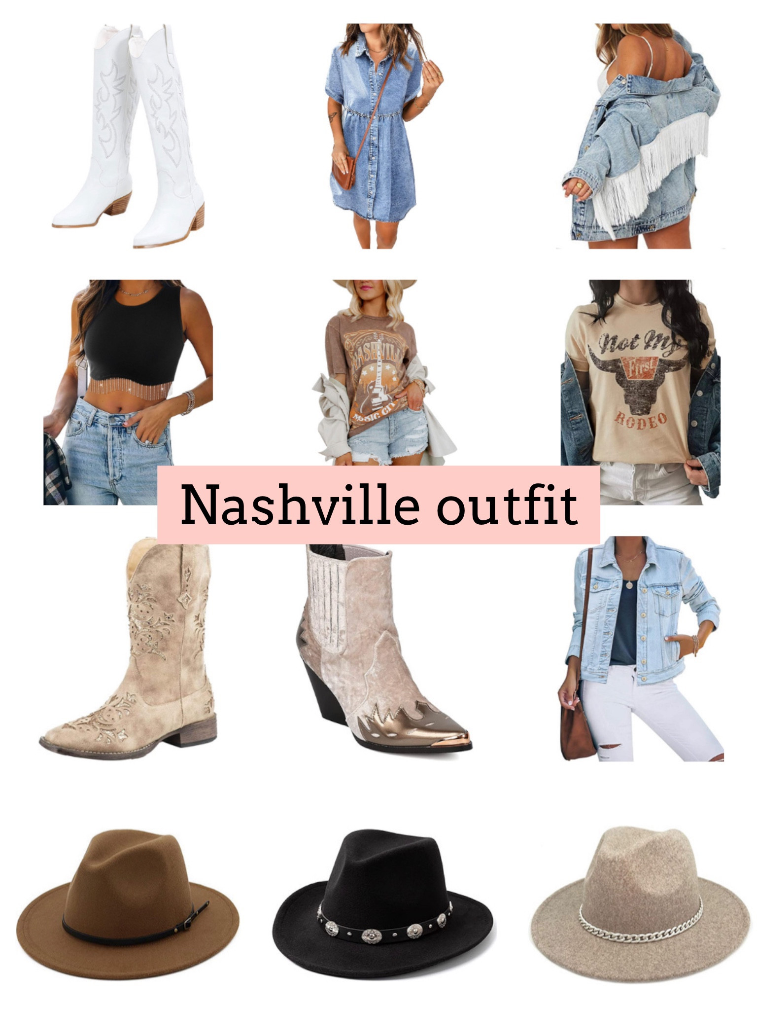 Nashville. Western 

#LTKtravel #LTKunder50 #LTKSeasonal