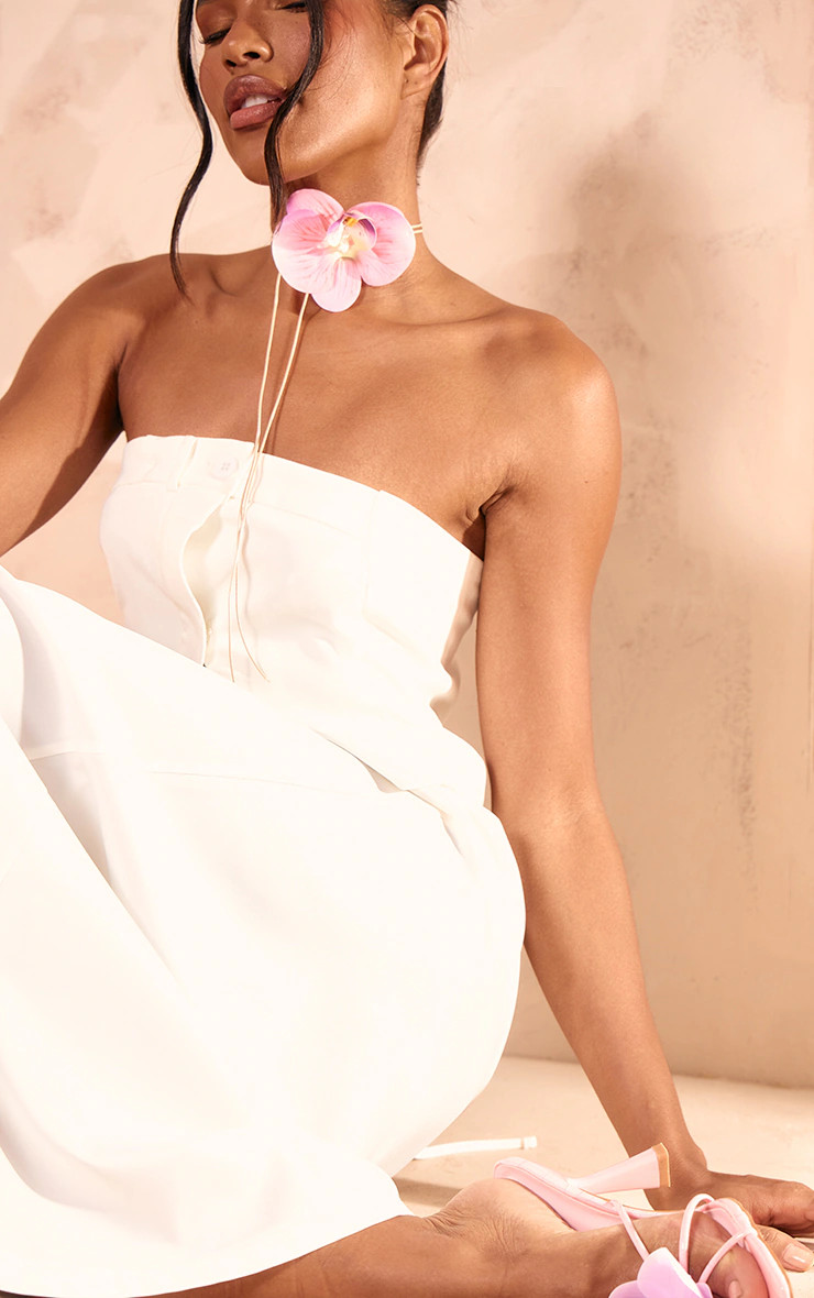 Pink Orchid Corsage Choker | Accessories | PrettyLittleThing US