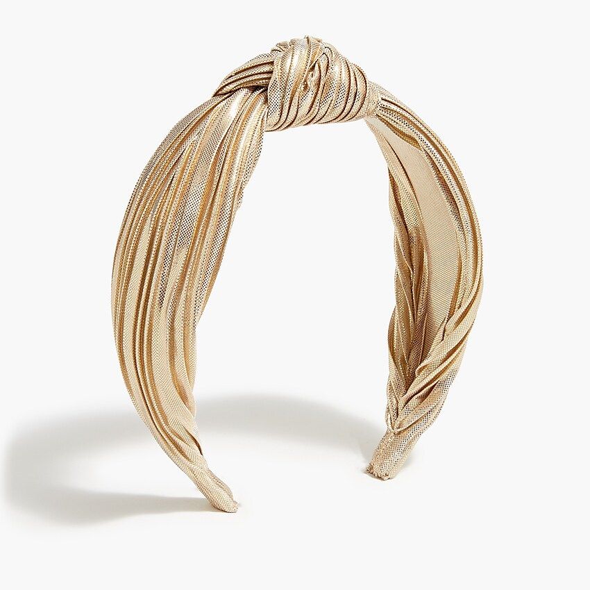 newSatin pleated knotted headbandItem BN368Comparable value:$34.50Your price:$14.50 (58% off)Blac... | J.Crew Factory