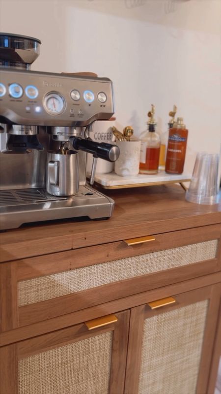 Morning coffees have become my favorite! 

Iced latte 
Coffee machine 
Coffee bar 

#LTKhome