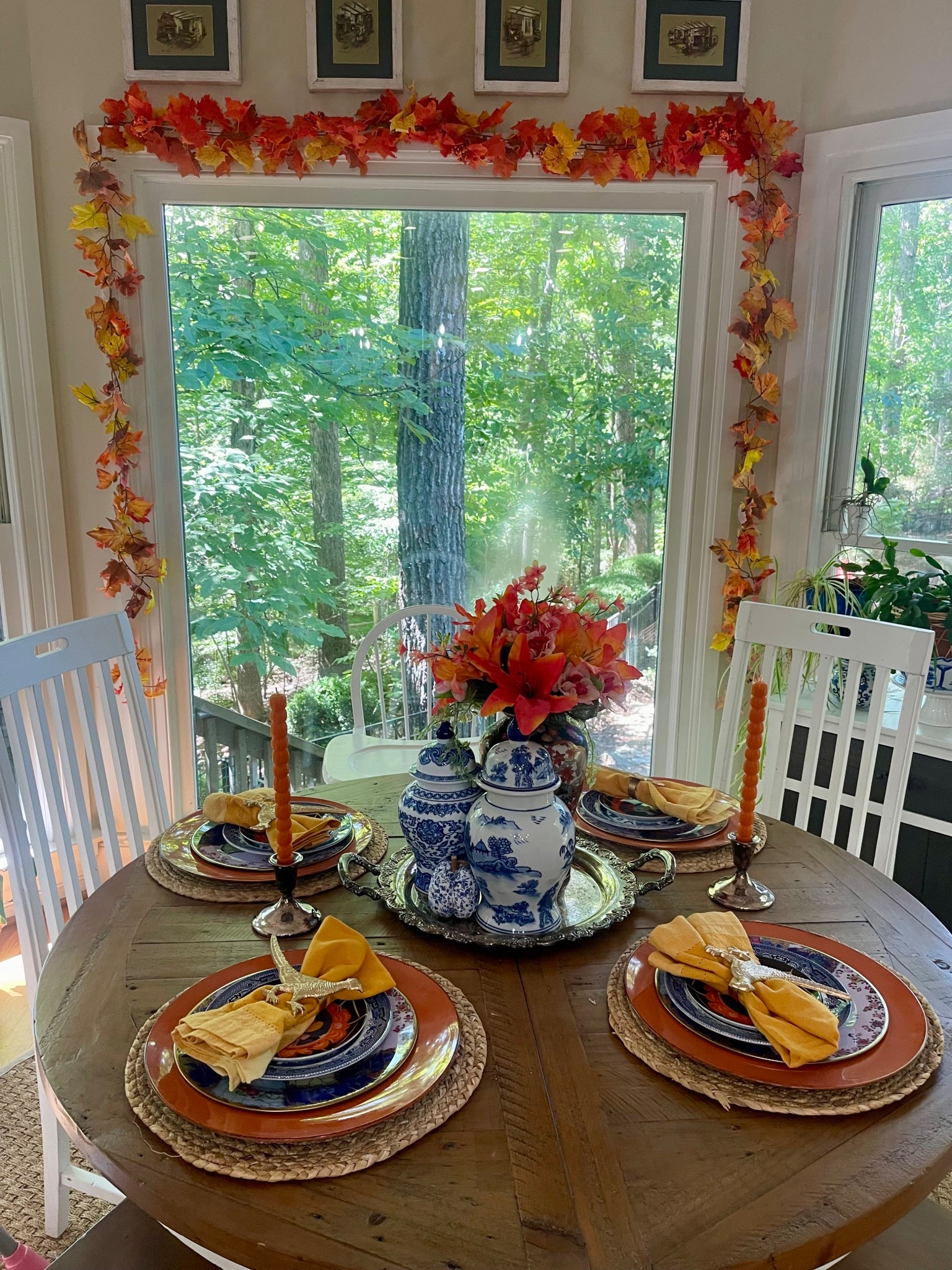 🎃🍽 Mixing spooky + chic with this festive Halloween tablescape featuring the cutest Disney Mickey & Friends Halloween appetizer plates layered with timeless Churchill Blue Willow dinner plates and Tobacco Leaf tin plates from Tuckernuck. The mix of playful Disney accents with classic chinoiserie and rich fall colors creates the perfect grandmillennial-inspired Halloween table setting.

🕯 I added orange embossed placemats and pumpkin taper candles for a warm seasonal glow, making this setup ideal for everything from family dinners to a festive Halloween party.

🌟 Style tip: Don’t be afraid to mix patterns! Pairing whimsical seasonal plates with traditional blue-and-white china gives your table both elegance and personality.

Shop all of these table decor finds below ⬇️

#HalloweenTablescape #GrandmillennialStyle #ChinoiserieDecor #TableSettingInspo #AmazonHome #DisneyHalloween #HolidayDecorIdeas


#LTKFindsUnder100 #LTKFindsUnder50 #LTKHome

#LTKFindsUnder50 #LTKFindsUnder100 #LTKHome