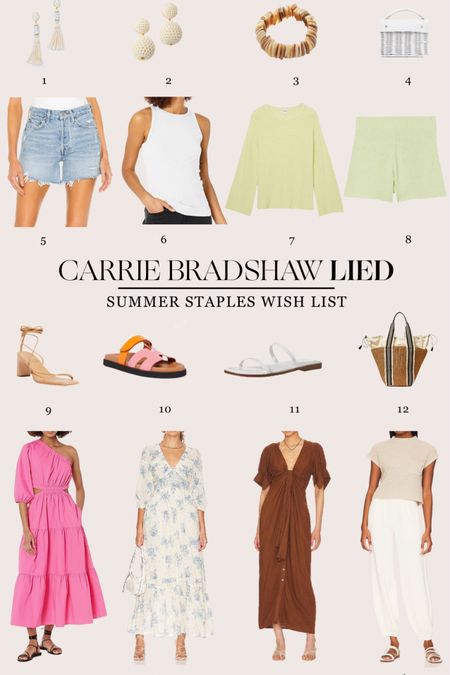 Sharing some summer staples that I reach for over and over again - full list on CarrieBradshawLied.com.