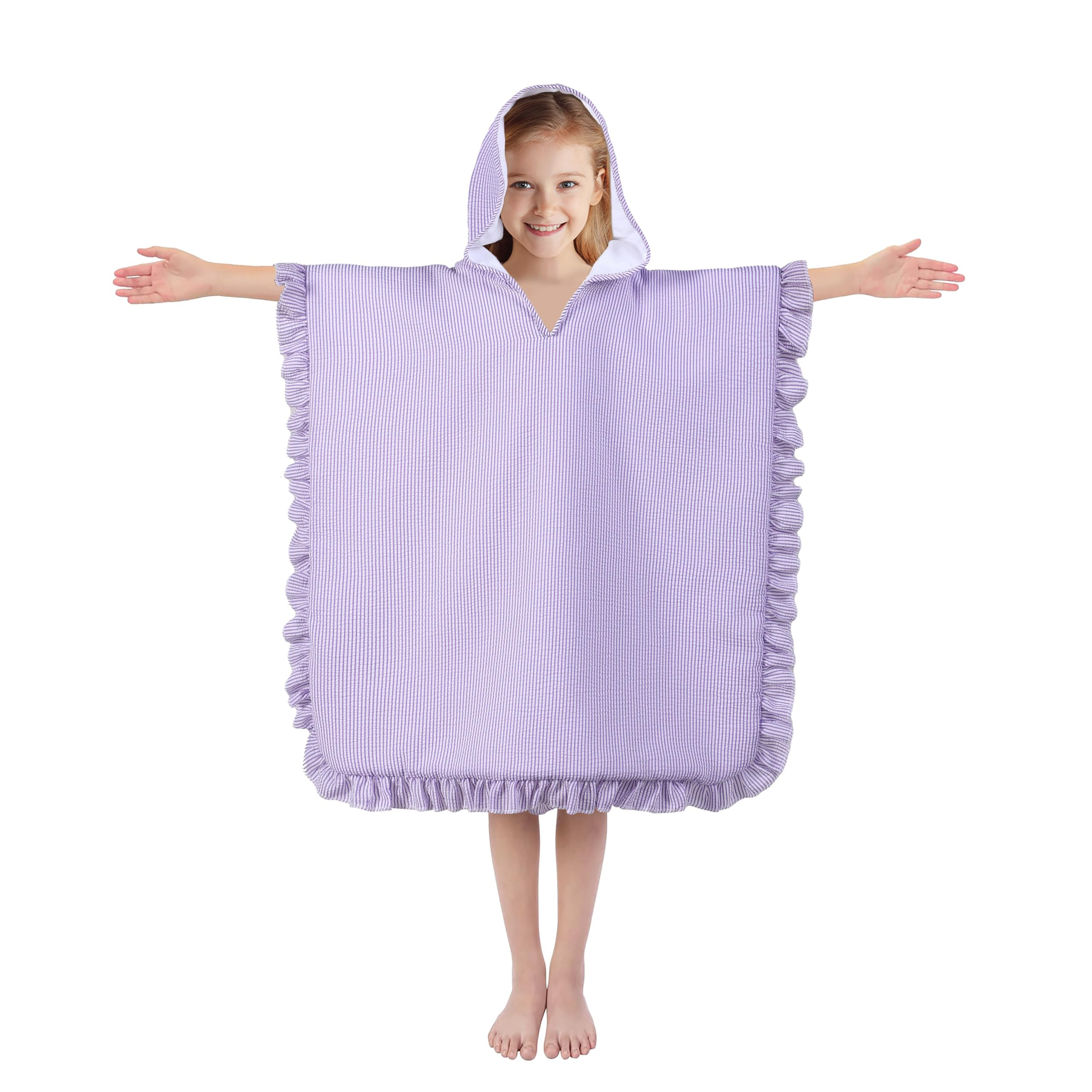 Hooded Towels for Kids, Bath Towel Swim Cover Up for Ages 3-10 Girls Boys Pool Towels Soft Thick ... | Amazon (US)