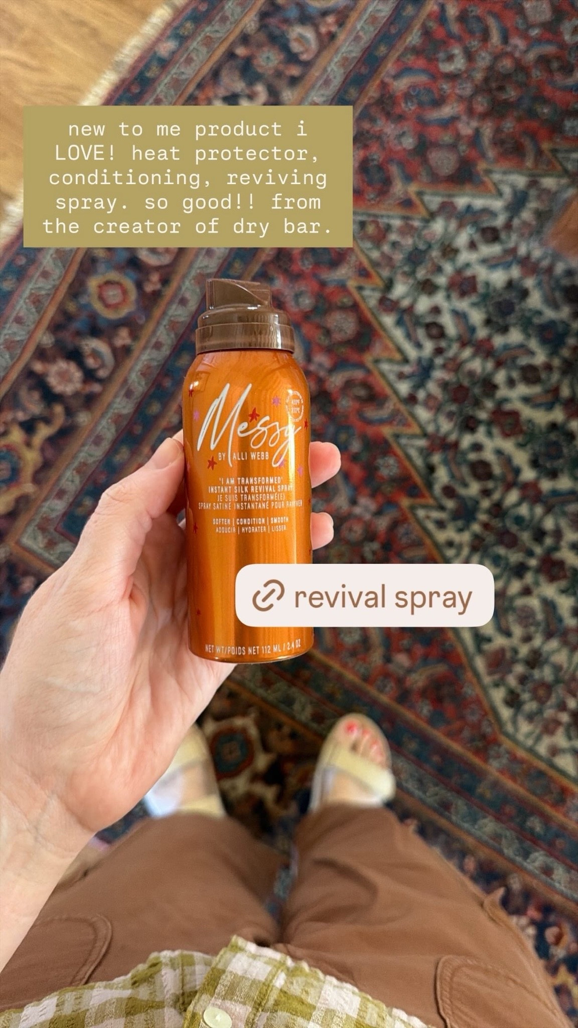 new favorite hair product! refreshes hair, conditions, heat protector

#LTKBeauty #LTKOver40 #LTKdayinmylife