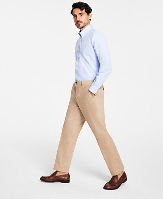 Men's Classic-Fit Cotton Stretch Chino Pants | Macy's