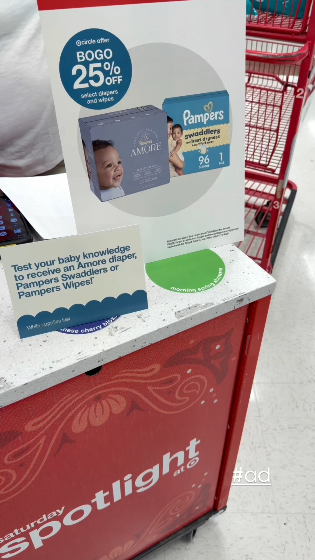 #ad Did you see @pampersus has a new diaper now at @target!? The Amore diapers are now out and they are Pampers best diapers YET! Get yours today with Target’s same day delivery or  drive up!
#targetpartner #ParentYourWay #PampersSwaddlers #AMORE #liketkit @shop.LTK

#LTKBaby #LTKKids