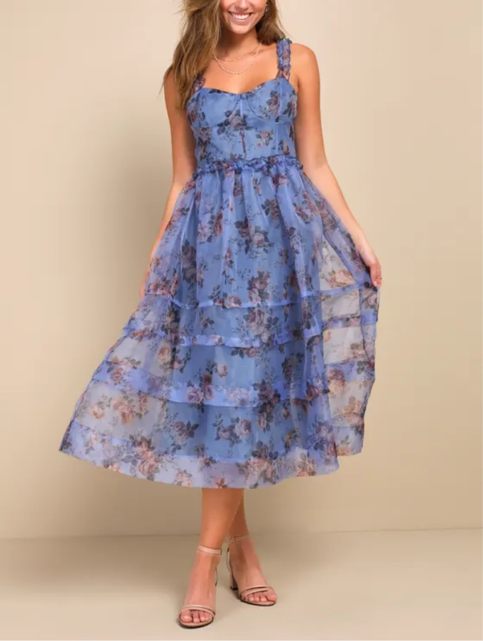 Shop garden party dresses! The Sincerely Enchanting Periwinkle Floral Print Organza Midi Dress is under $80.

Keywords: Dress, dress, floral print dress, midi dress, maxi dress, garden party, wedding guest, day date, vacation dress, vacation outfit, tropical vacation, date night, spring dress, summer dress

#LTKSpringSale #LTKwedding #LTKtravel