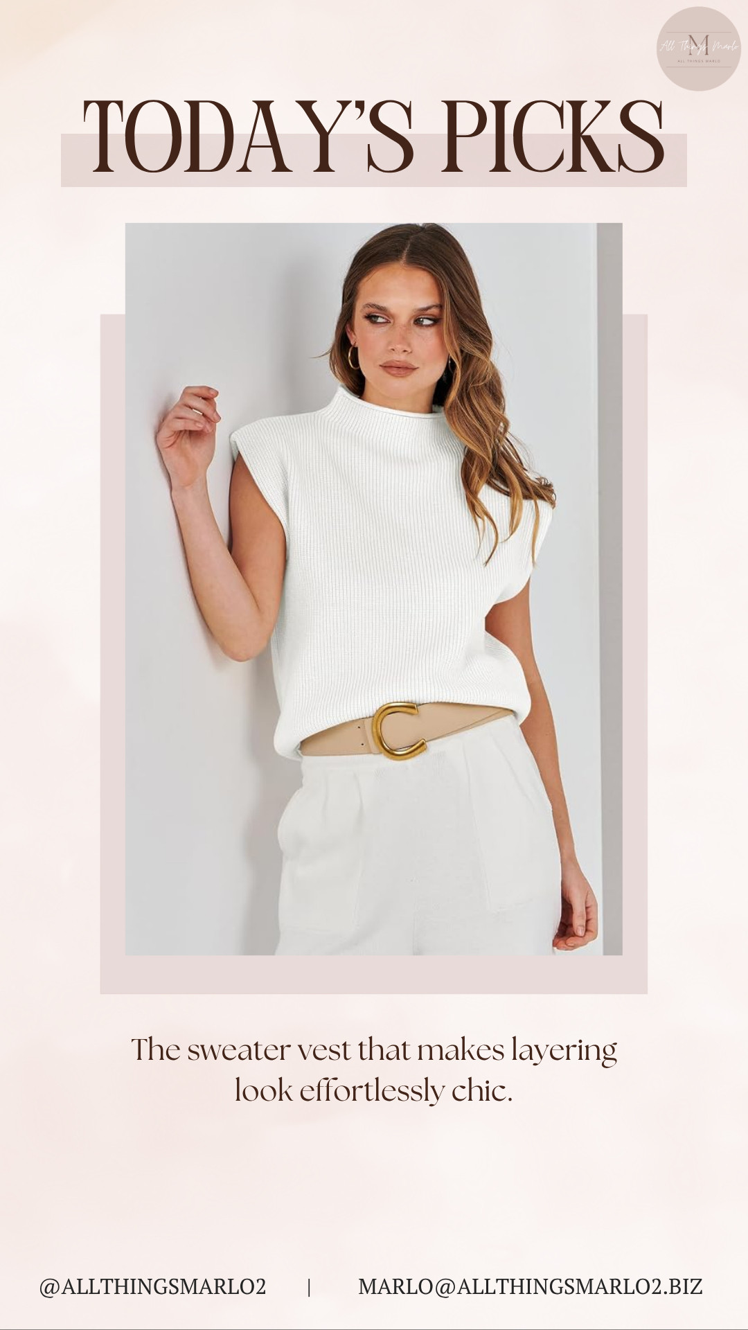 The sweater vest that makes layering look effortlessly chic. 

 #LTKSeasonal #LTKWorkwear #LTKTravel