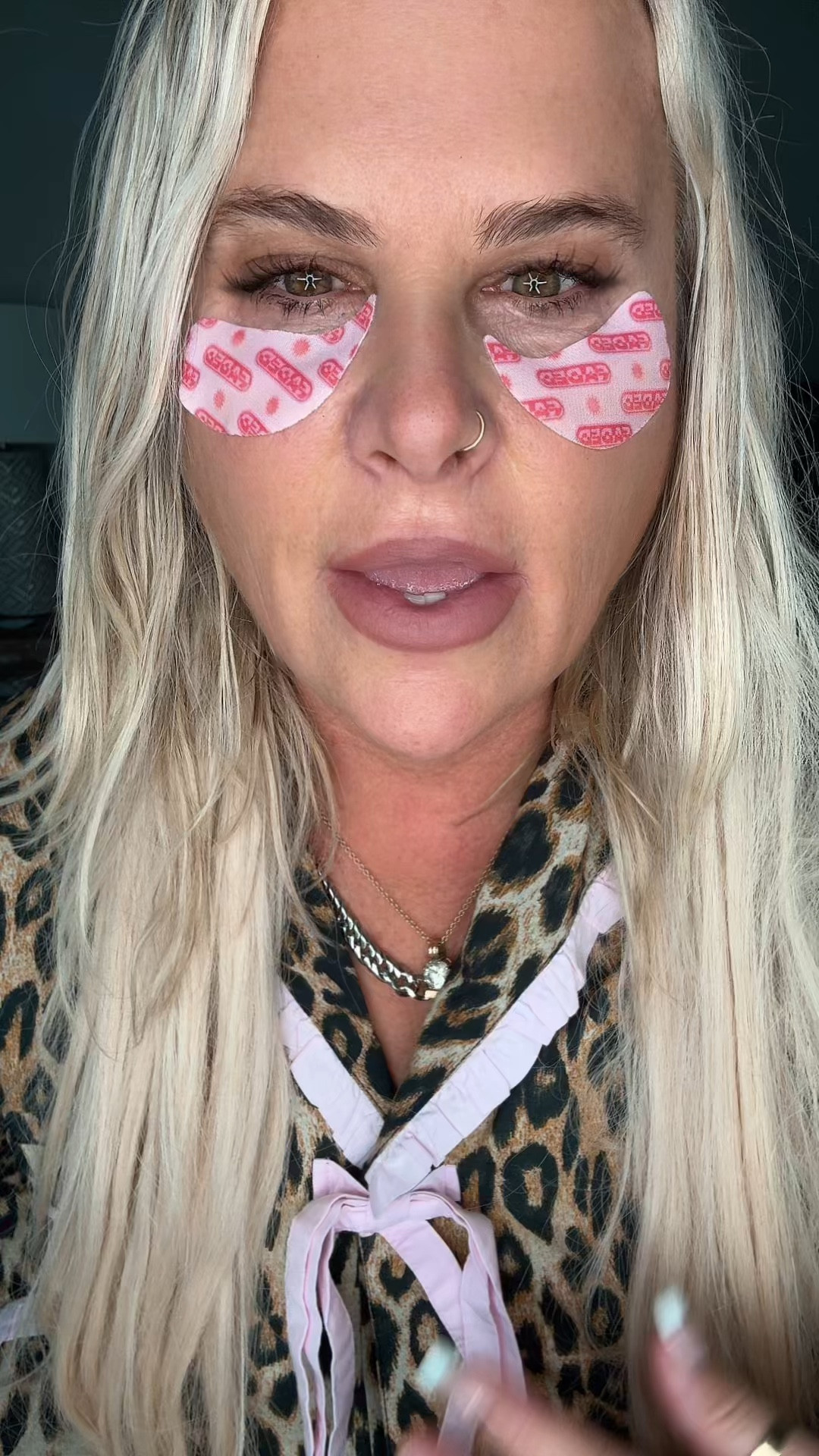 I am loving this all leopard adorable set to lounge in and sleep in so cute and these eye patches and roller are the best 🖤

#LTKMidsize #LTKBeauty #LTKOver40