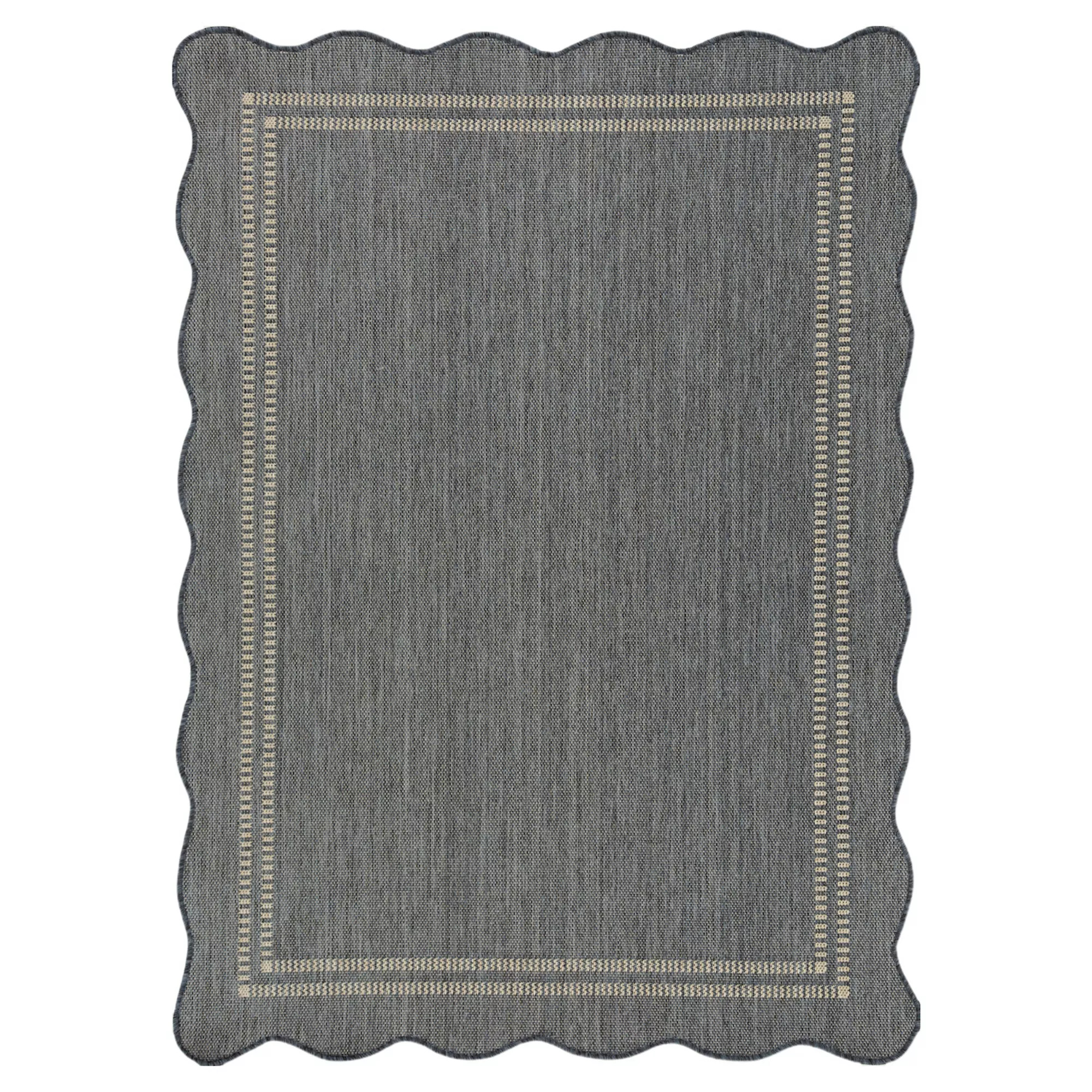 Sonoma Goods For Life® Scallop Edge Indoor / Outdoor Area Rug | Kohl's