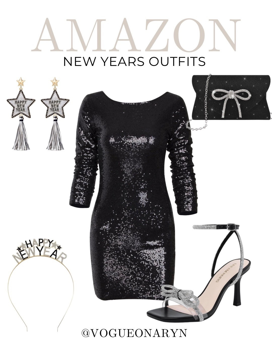 Amazon  new years outfits , New Year’s Eve dress, new years clothes , amazon dress, black sequin dress, amazon fashion finds 

#LTKSeasonal #LTKHoliday #LTKFindsUnder50