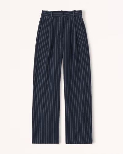 Women's A&F Sloane Brushed Suiting Tailored Pant | Women's New Arrivals | Abercrombie.com | Abercrombie & Fitch (US)