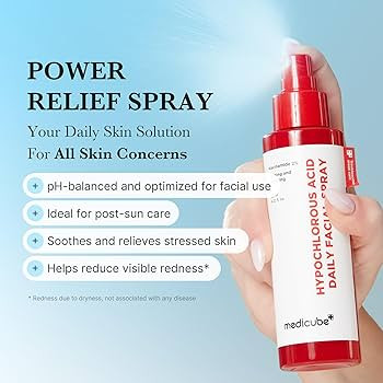 medicube Power Soothing Spray, Hypochlorous Acid Spray For All Skin Types, Delicate Skin Daily So... | Amazon (US)