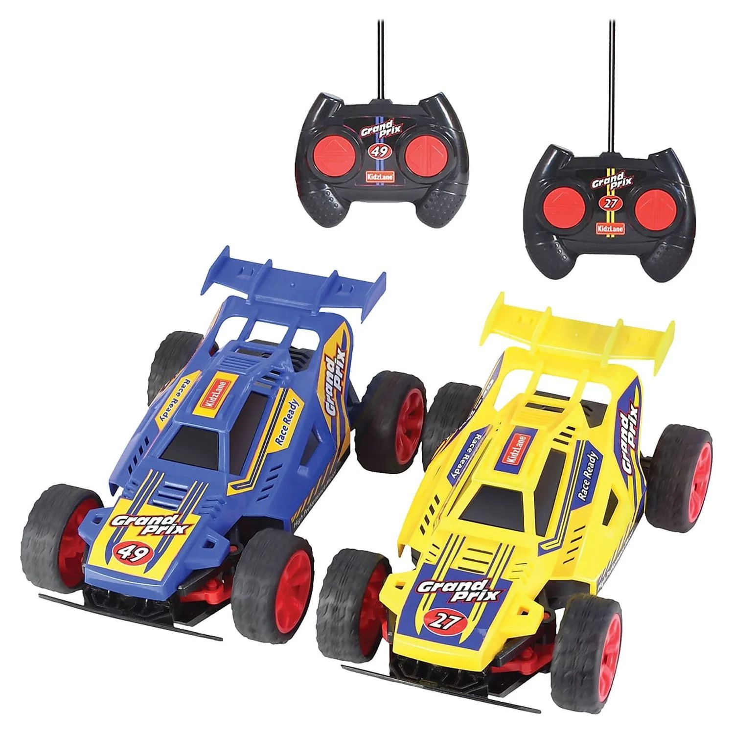 Kidzlane Kids Remote Control Cars - 2 Race Cars with All-Direction Drive, 35 ft Range - Remote Co... | Walmart (US)