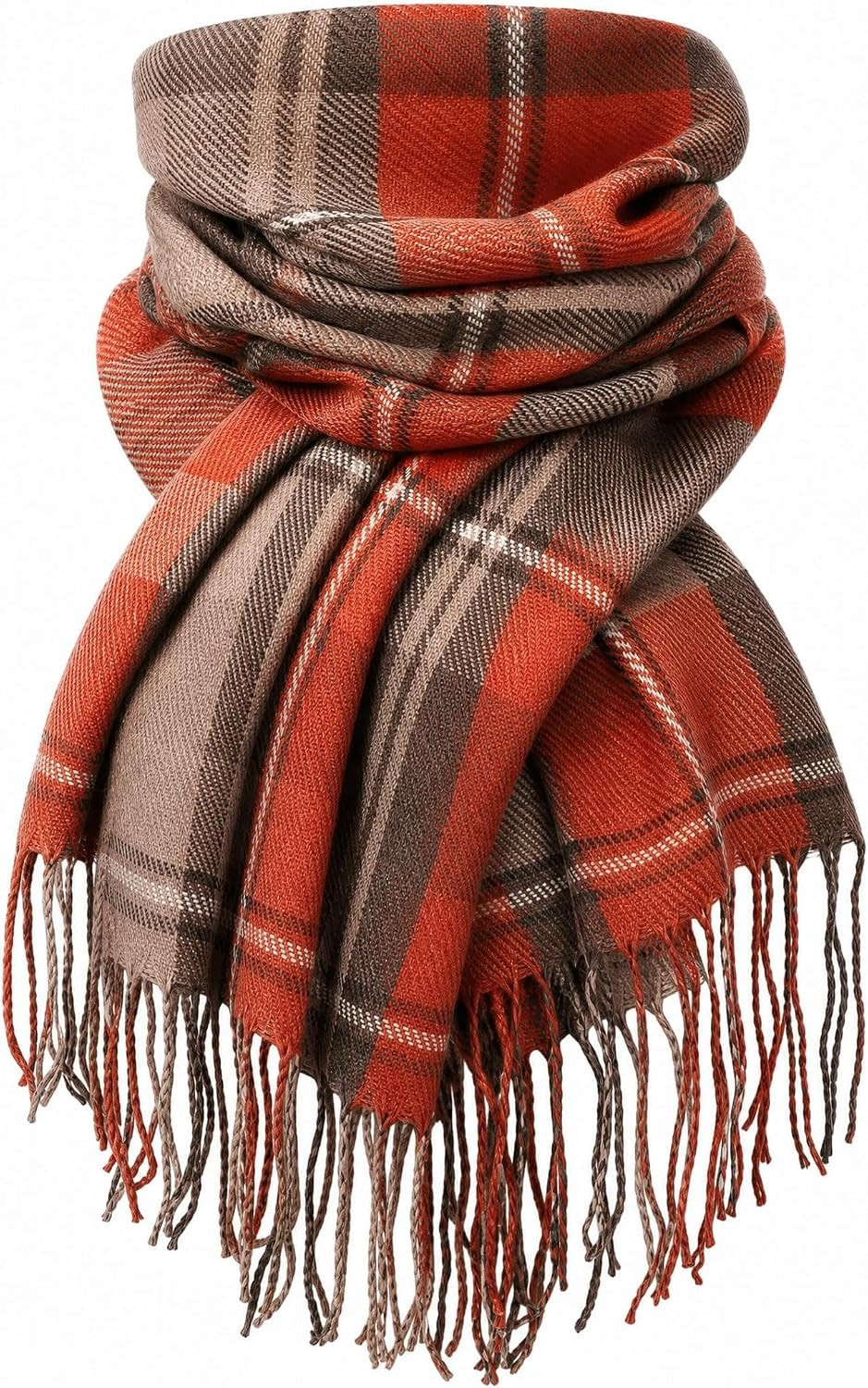 Winter Scarf for Women Long Plaid Scarves Ladies Gifts | Amazon (US)