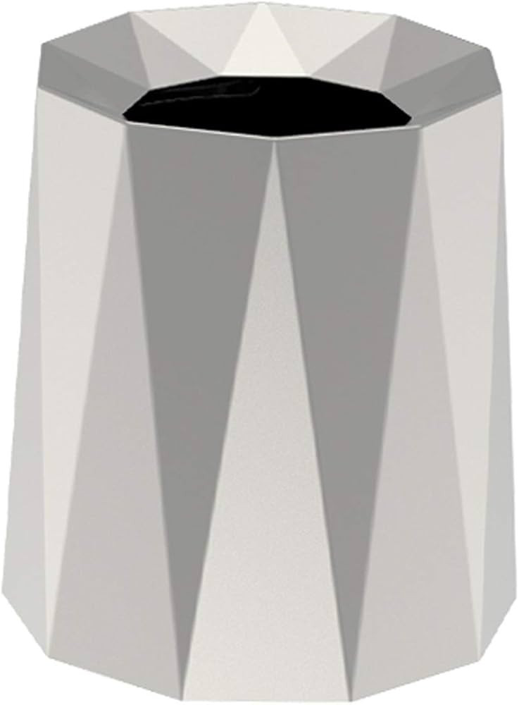 OMIDM Trash Can Modern Light Luxury Trash Can Household Garbage Can Without Cover Creative Large ... | Amazon (US)