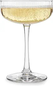 Libbey Paneled Coupe Cocktail Glasses, 8.5-ounce, Set of 4 | Amazon (US)