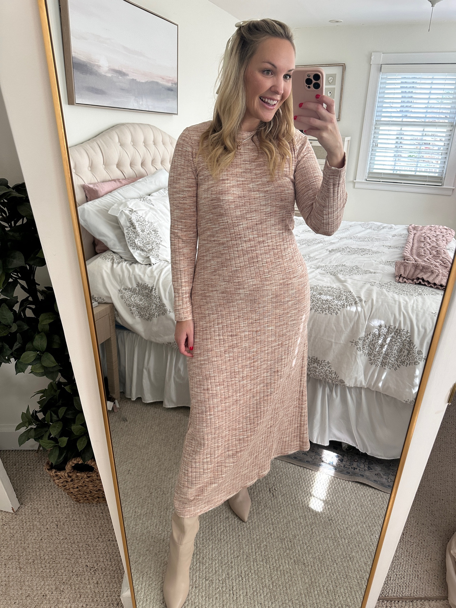 princess polly baby blue dress The Best Sweater Dresses on Amazon + how to wear them main image 1