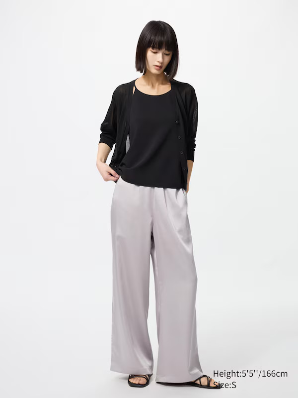 Satin Easy Pants | UNIQLO (US)