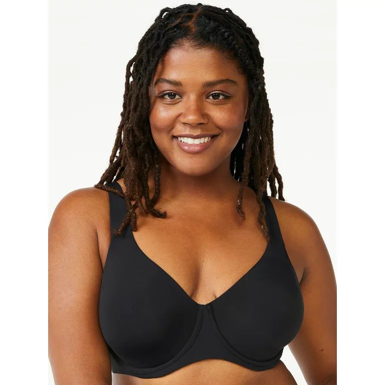 Joyspun Women's Full Coverage Unlined Bra, Sizes 34C to 42DD | Walmart (US)