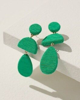 Green Tiered Drop Earrings | Chico's