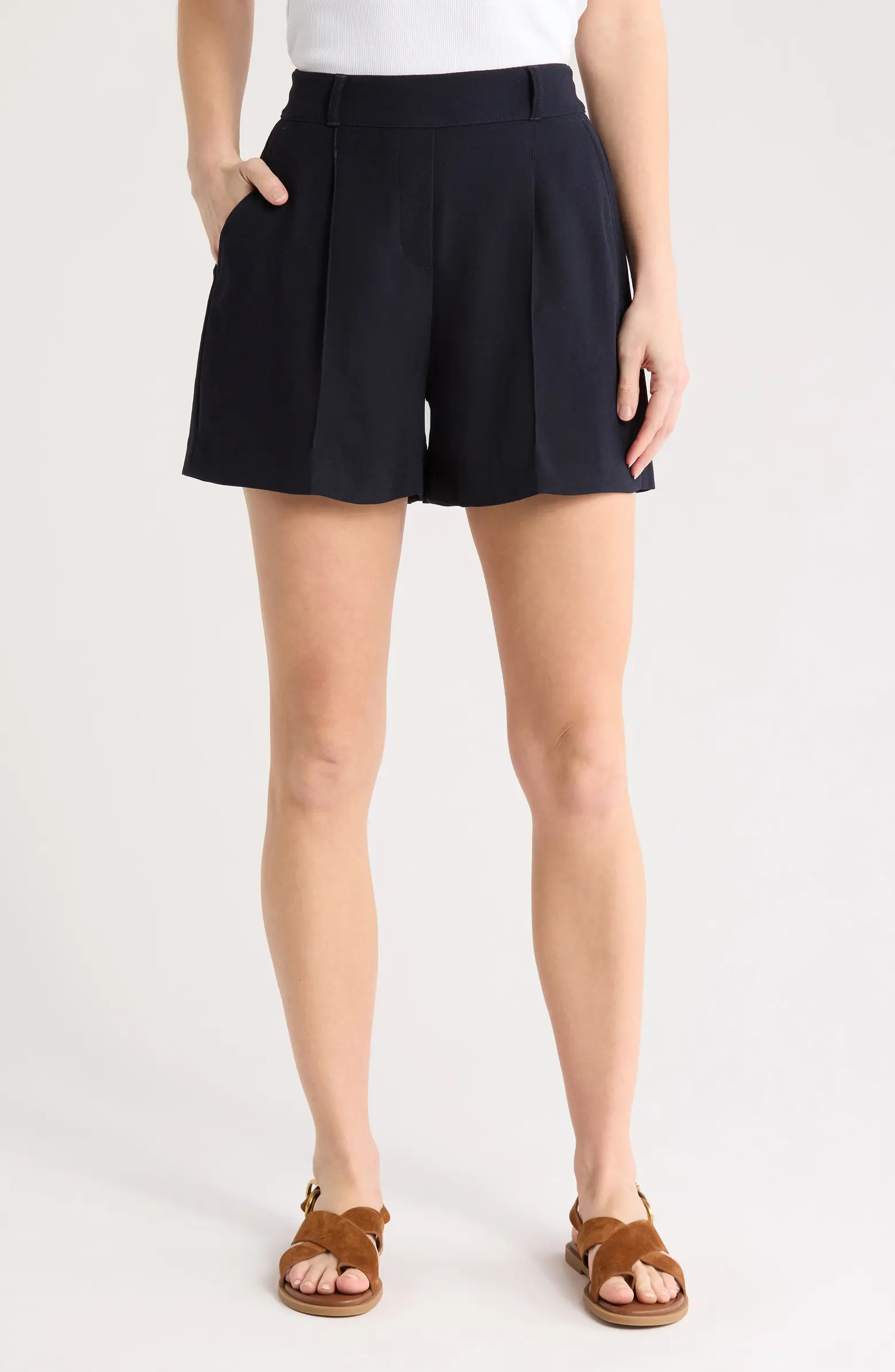SPANX® Crepe Shorts | Nordstromrack | Nordstrom Rack