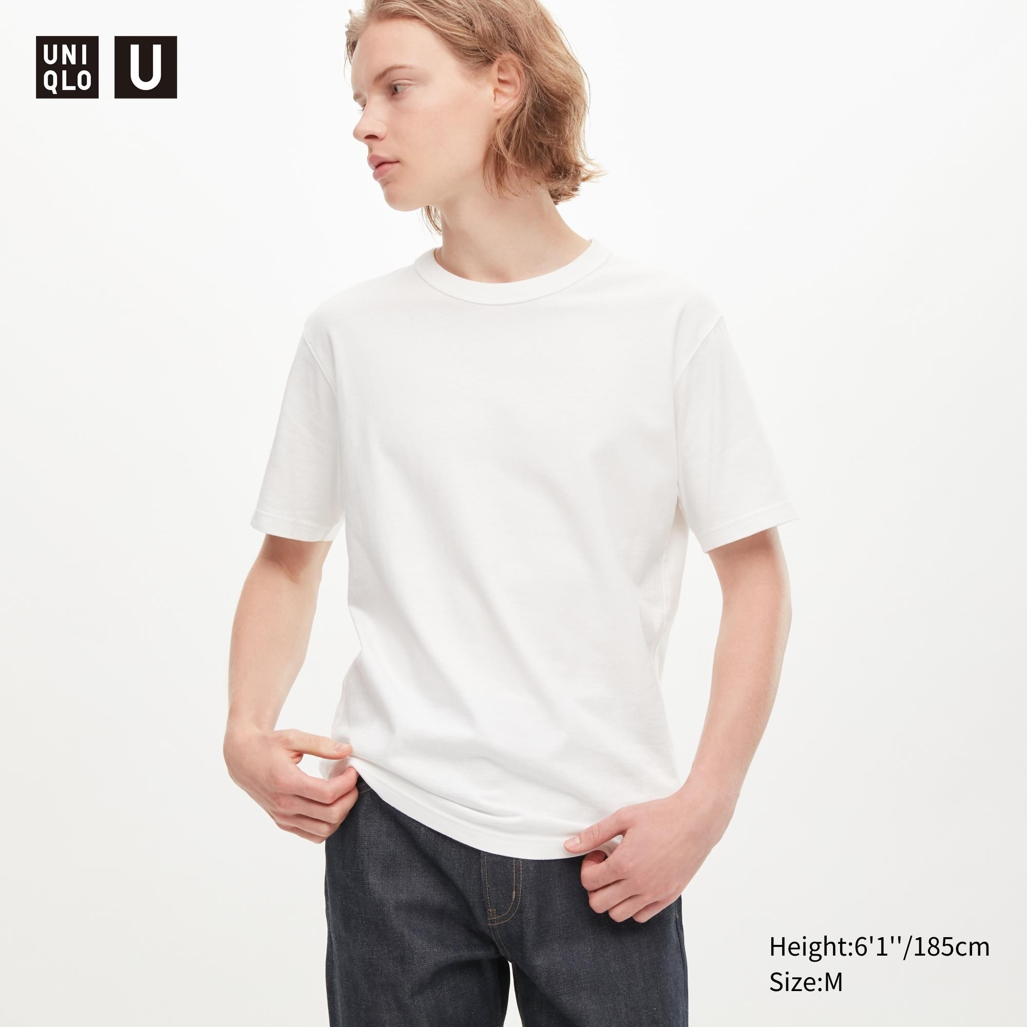 Men's Crew Neck T-Shirt White 2XL UNIQLO US | UNIQLO (US)