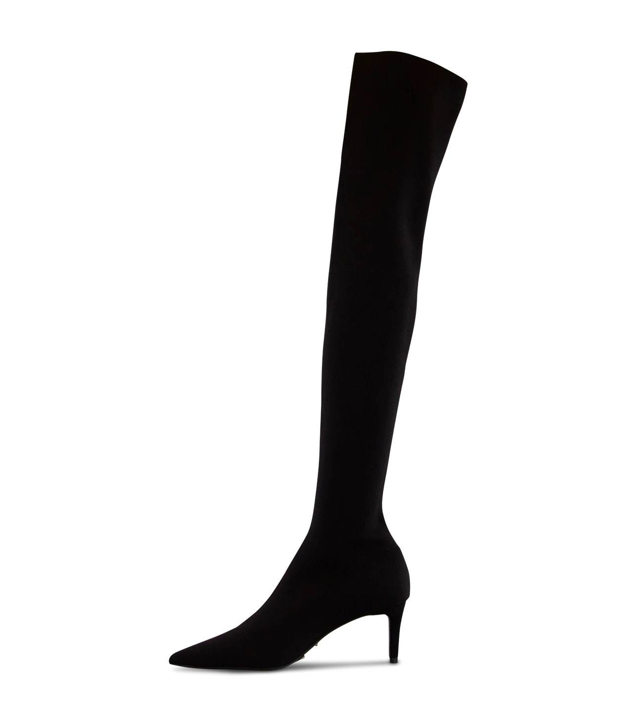 Gracie Black Sock Knit Long Boots | Tony Bianco (Australia & New Zealand)