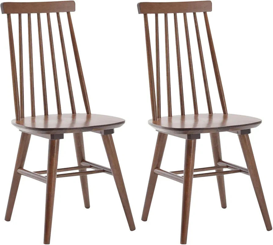 Duhome Dining Chairs Set of 2 Wood Dining Room Chair Slat Back Kitchen Room Chair Windsor Chairs ... | Amazon (US)