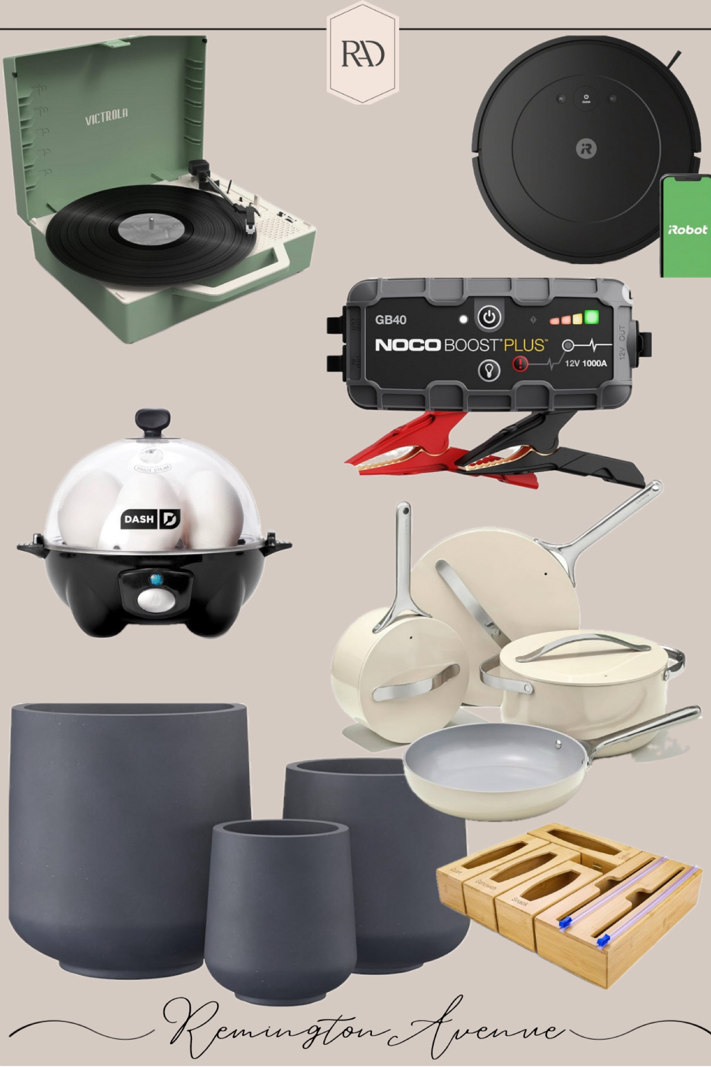 Great deals from Amazon prime days for household items.
Cream ceramic 12 piece cookware set, Dash rapid egg cooker, bamboo drawer organizers,  3set large concrete planters, car battery jumper set, room a vacuum, Victoria vintage vinyl record player 

#LTKHome #LTKSaleAlert