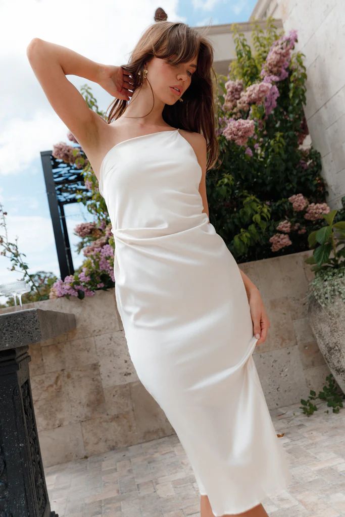 Luella Dress - Pearl White | Petal & Pup (US)