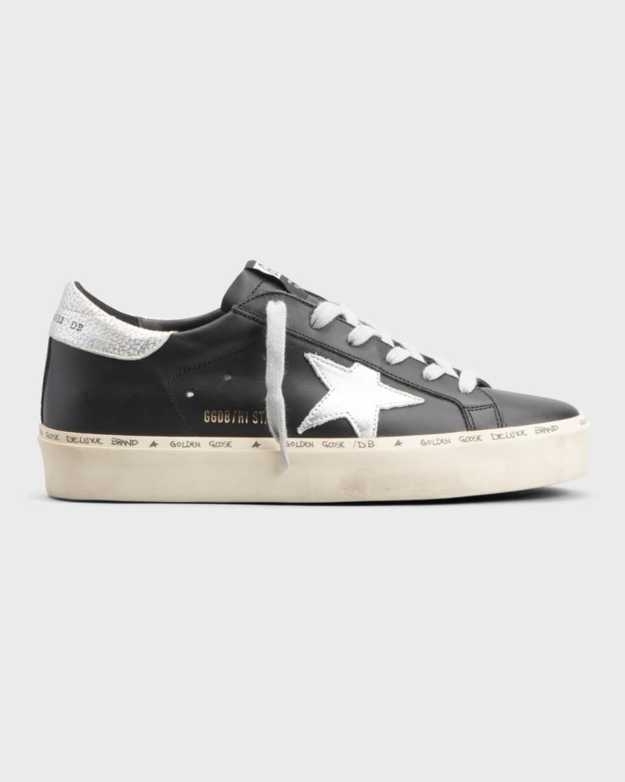 Golden Goose Hi Star Leather Low-Top Sneakers | Neiman Marcus
