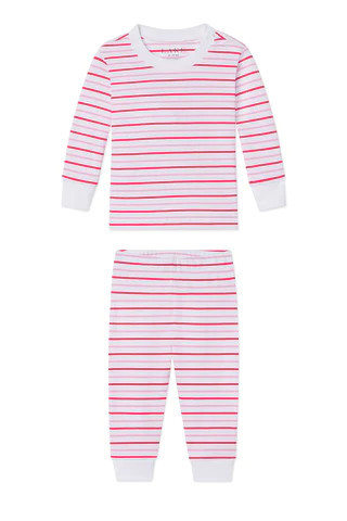 Baby Long-Long Set in Candy | LAKE Pajamas
