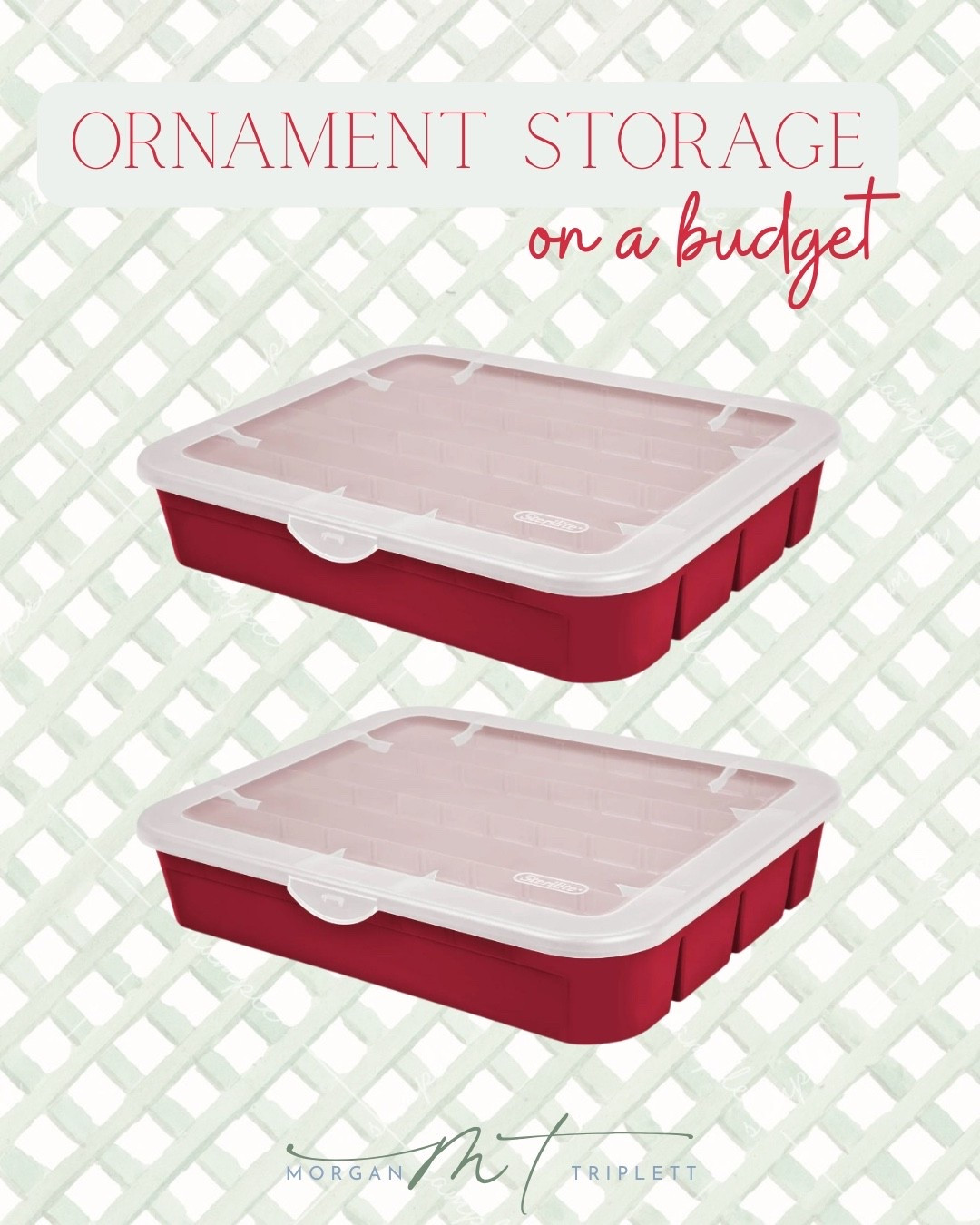 Ornament storage on a budget 

#LTKHoliday #LTKFindsUnder50