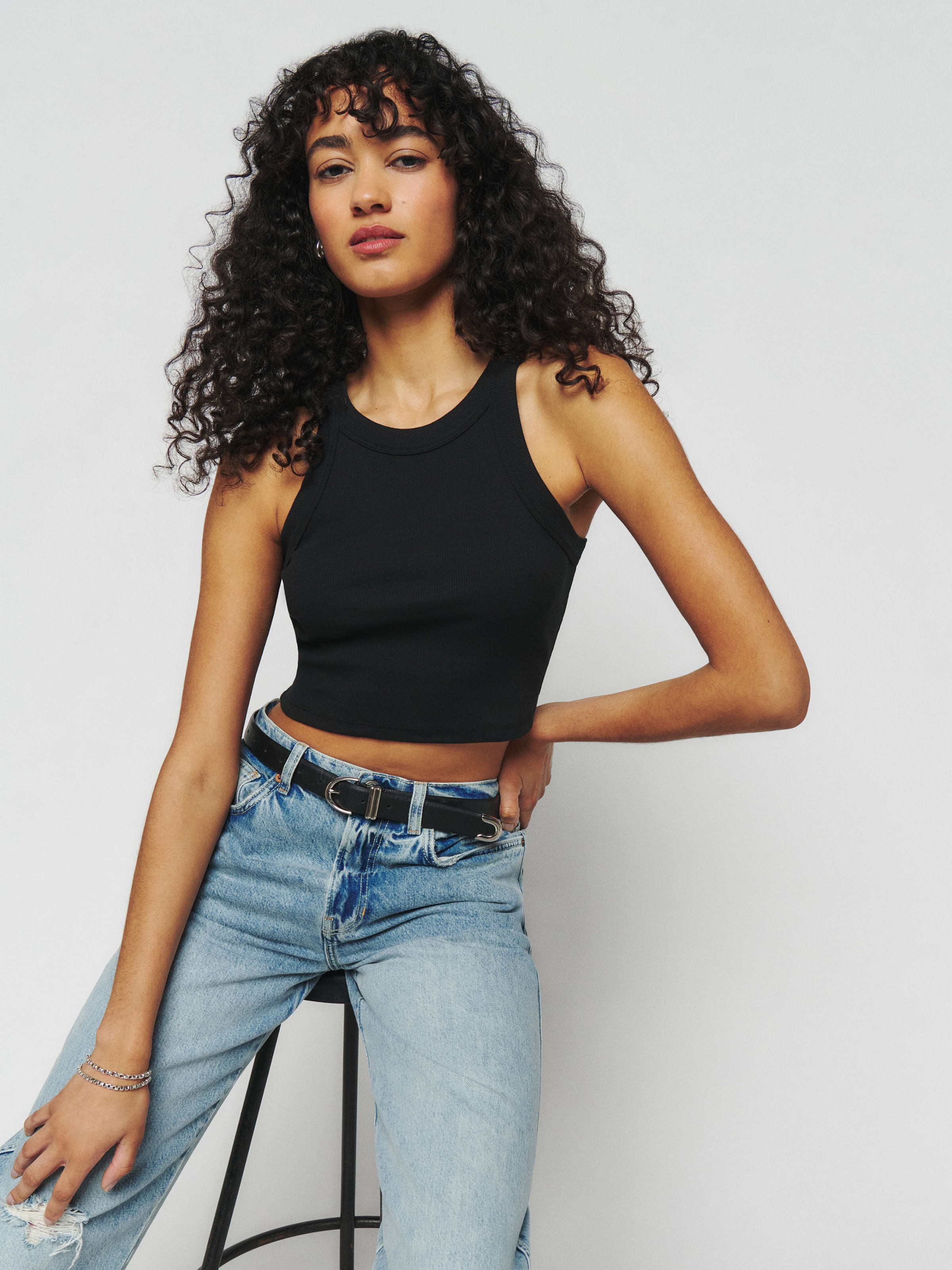 Tasha Cropped Tank | Reformation (Global)