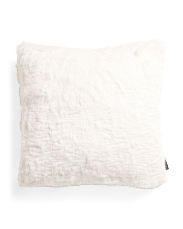 20x20 Gamp Faux Fur Pillow | TJ Maxx