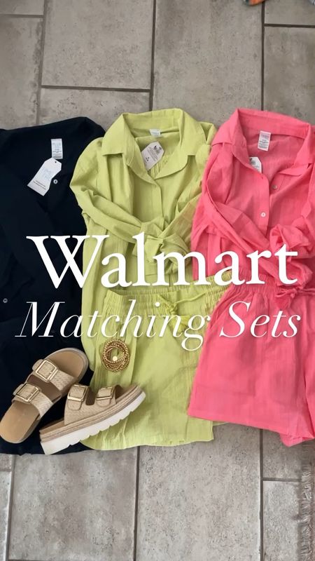 Like and comment “WALMART SETS2” to have all links sent directly to your messages. Loving these cute sets they have the prettiest ribbed detail, $17 a piece, perfect for summer and avaible in 4 colors ✨ 
.
#walmart #walmartfashion #walmartfinds #matchingset #summerstyle #summerfashion #resortstyle 

#LTKsalealert #LTKfindsunder50 #LTKstyletip