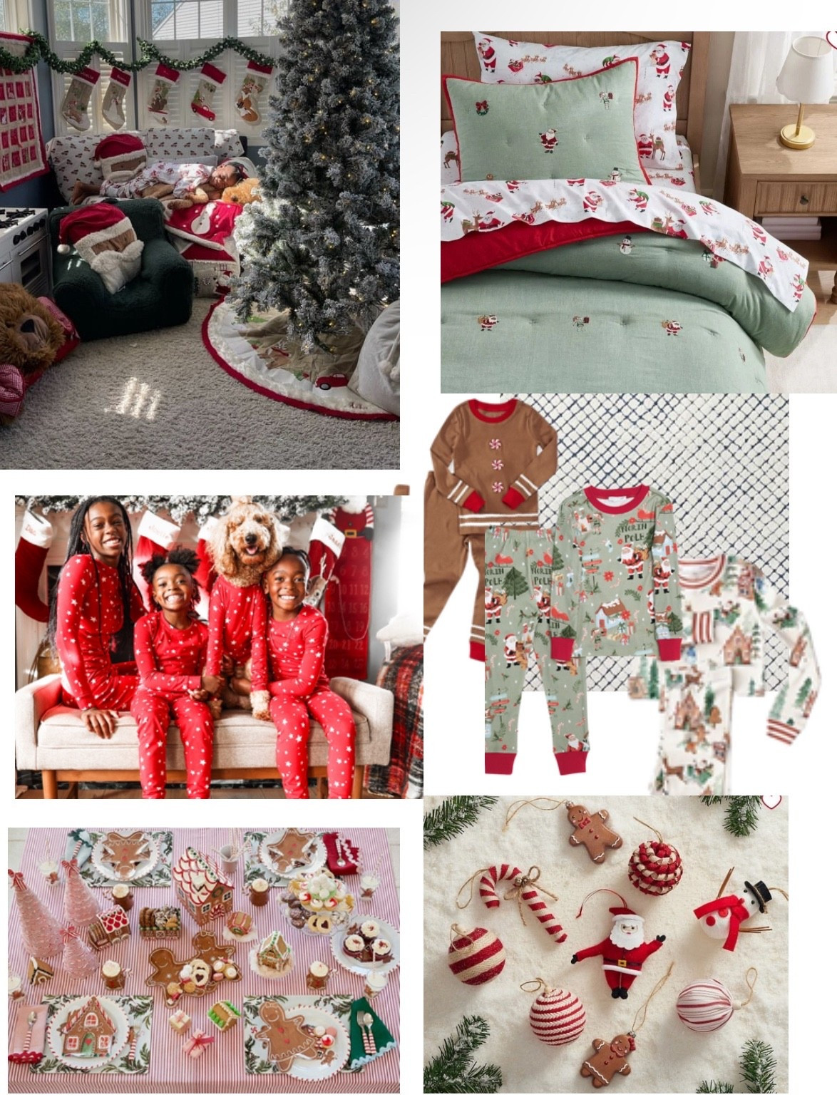 Christmas pjs and holiday bedding! 

#LTKSeasonal #LTKFamily #LTKKids