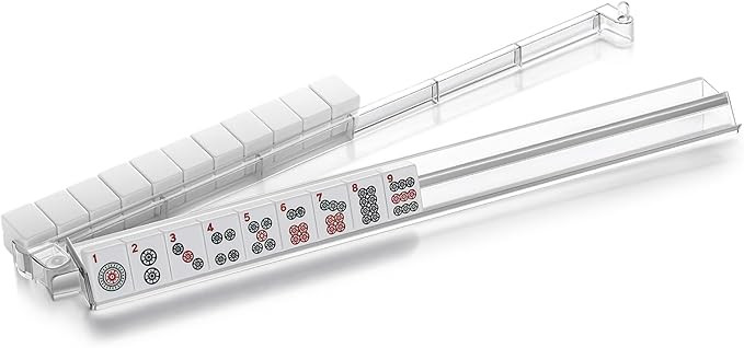 4PCS Mahjong Racks with Pushers,Clear Acrylic American Majiang Tile Racks,Imports Modern Mahjong ... | Amazon (US)