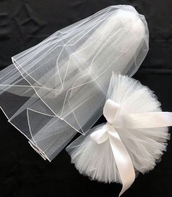 Booty Veil, Bridal Shower, Bachelorette Party, Bikini Veil. Set Veil & Booty - colors available | Etsy (US)