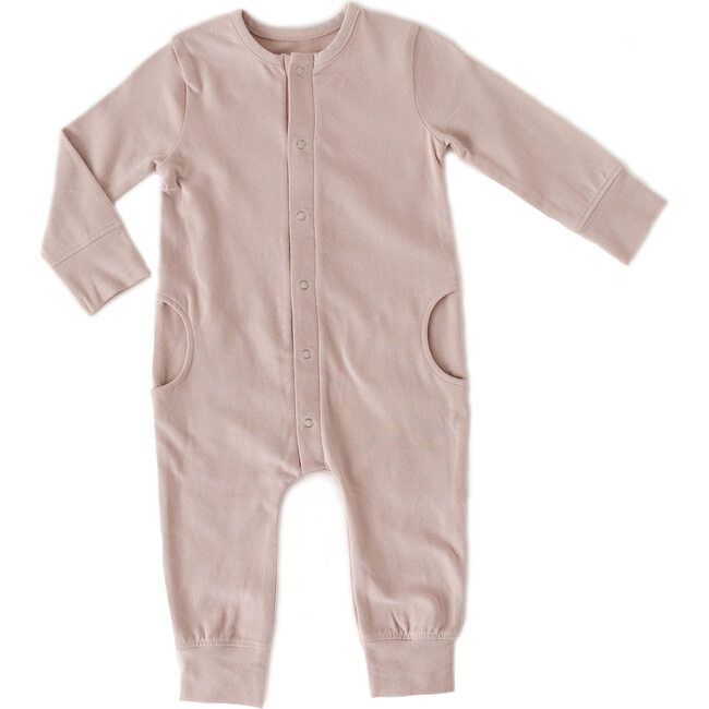 Pehr | Essentials Romper, Pale | Organic Cotton (Pink, Size 3-6M) | Maisonette | Maisonette