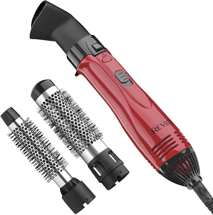 Revlon 1200W Perfect Style Hot Air Kit | Style, Curl, and Volumize, 3 Piece Set | Amazon (US)