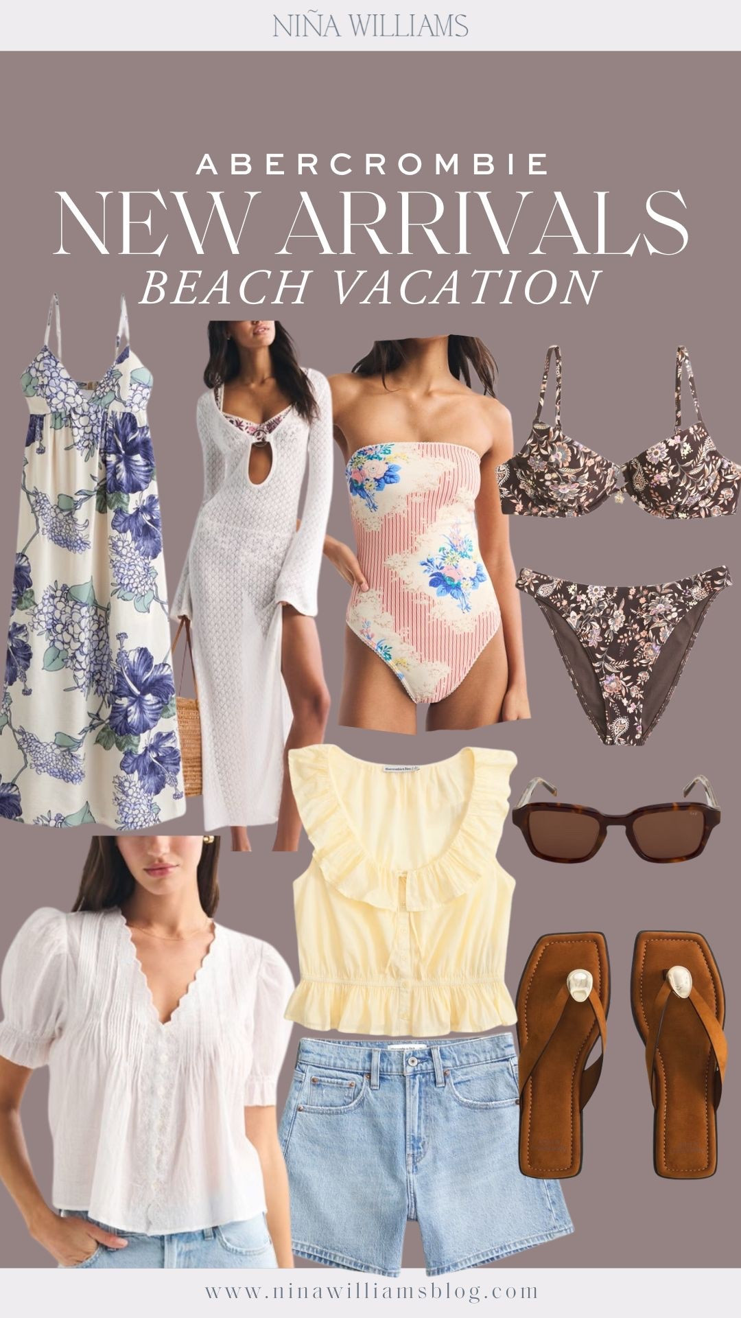 Abercrombie new arrivals! Beach vacation outfit - resort outfit - spring break outfit 

#LTKFindsUnder100 #LTKTravel #LTKOver40